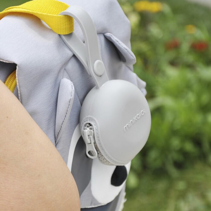 Футляр для пустушки силіконовий MinikOiOi Pod - Powder Grey - Зображення 2