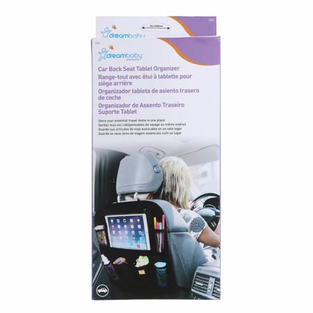 Органайзер DreamBaby на сидіння з тримачем для планшету, чорний