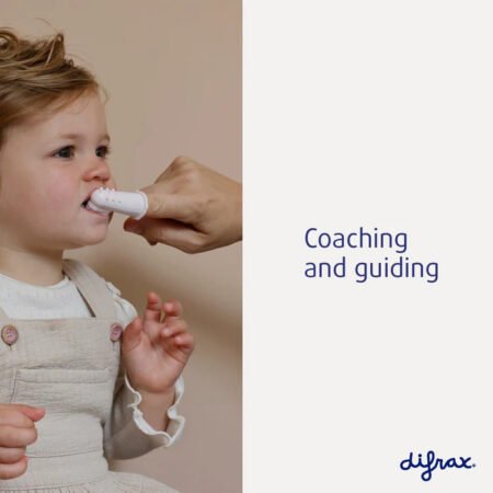 Силіконова зубна щітка Difrax масажна, Pink - Зображення 3