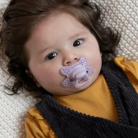 Пустушка силіконова Difrax Natural 6+ міс, Sage_veins - Зображення 2