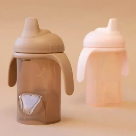 Чашка непроливайка із силіконовим носиком Difrax, Caramel - Зображення 2