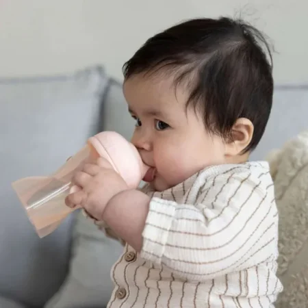 Чашка непроливайка із силіконовим носиком Difrax, Caramel - Зображення 4