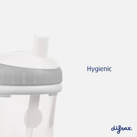 Чашка непроливайка із силіконовою соломинкою Difrax, Clay - Зображення 4