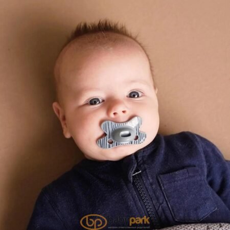 Пустушка силіконова Difrax Natural 0-6 міс, Stone_lines - Зображення 2