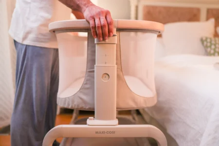 Приставне ліжечко MAXI-COSI Iora Air Classic Beige Eco - Зображення 5