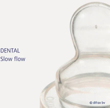 Силіконова соска до пляшечки для годування Difrax Dental маленька (2шт) - Зображення 2