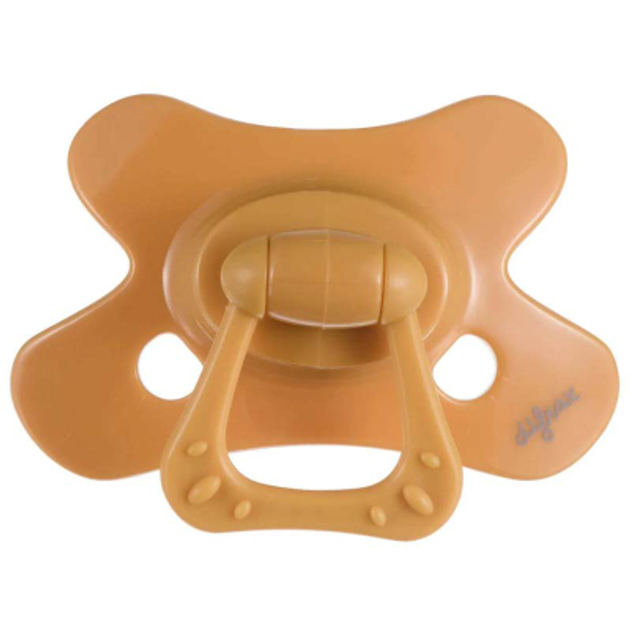 388859468 Пустушка силіконова Difrax Dental 6+ міс, Honey - Зображення 1