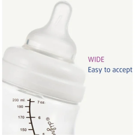 Антиколікова пляшечка із силіконовою соскою та ручками 310 мл Difrax S-bottle Wide XL - Зображення 4