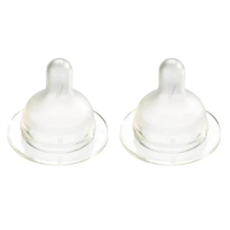 Силіконова соска до пляшечки для годування Difrax S-bottle Wide велика (2шт)