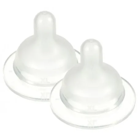 Силіконова соска до пляшечки для годування Difrax S-bottle Wide XL (2шт) - Зображення 4