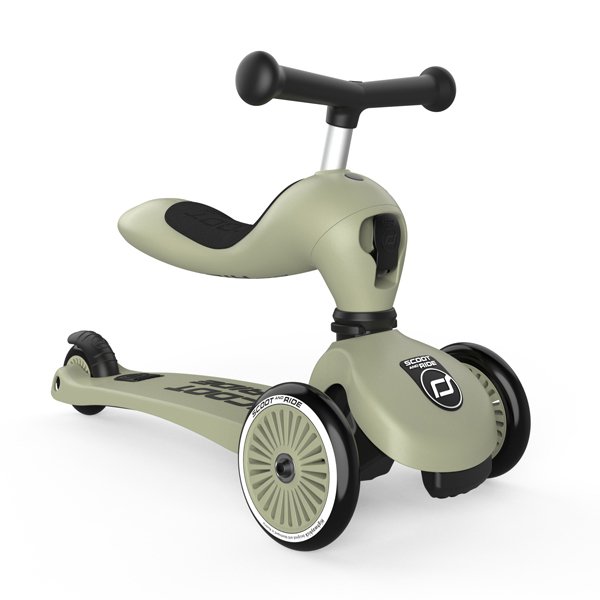 599840_1 Самокат Scoot and Ride серії Highwaykick-1 оливковий,  1-5 років - Зображення 1