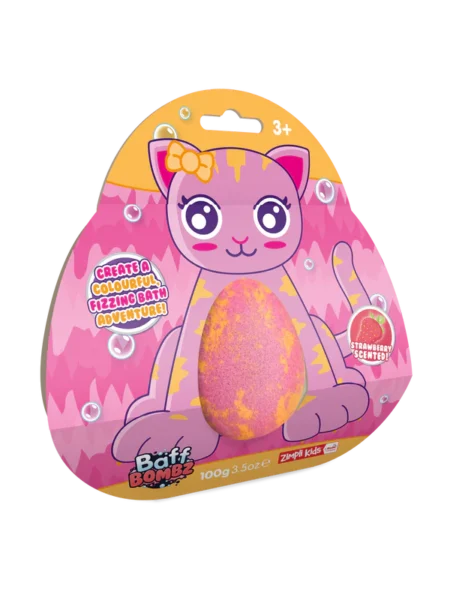 Набір для купання ANIMAL BAFF BOMBZ (кішка, черепашка) – 1 X 100G - Зображення 3