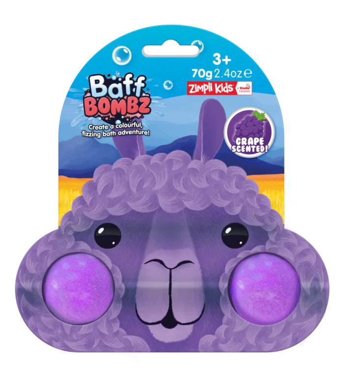 Набір для ванни - ANIMAL BAFF BOMBZ (LLAMA &FROG) - Зображення 2