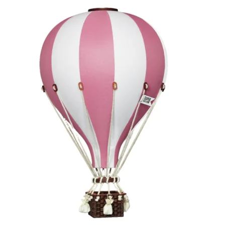 Повітряна куля-Decorative Balloon size L - WHITE / POWDER PINK