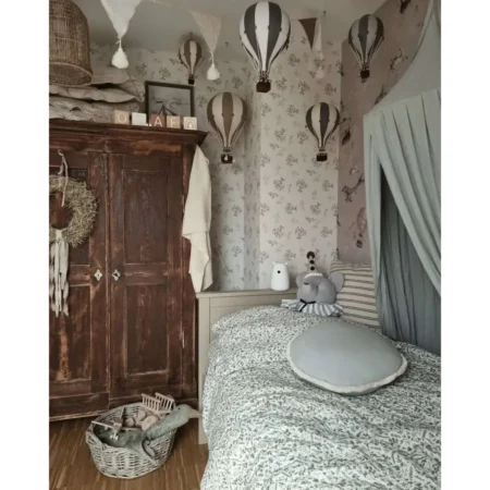 Повітряна куля-Decorative Balloon size S - LIGHT GREY /DARK GREY - Зображення 3