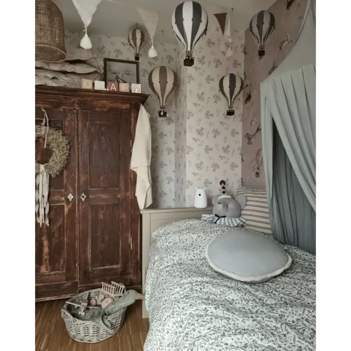 Повітряна куля-Decorative Balloon size S - LIGHT GREY /DARK GREY - Зображення 3