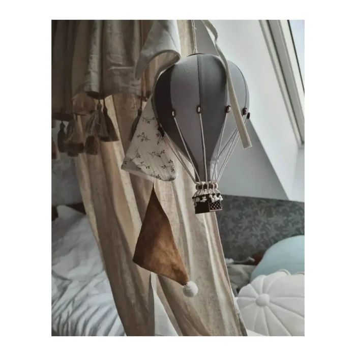 Повітряна куля-Decorative Balloon size L - LIGHT GREY /DARK GREY - Зображення 3