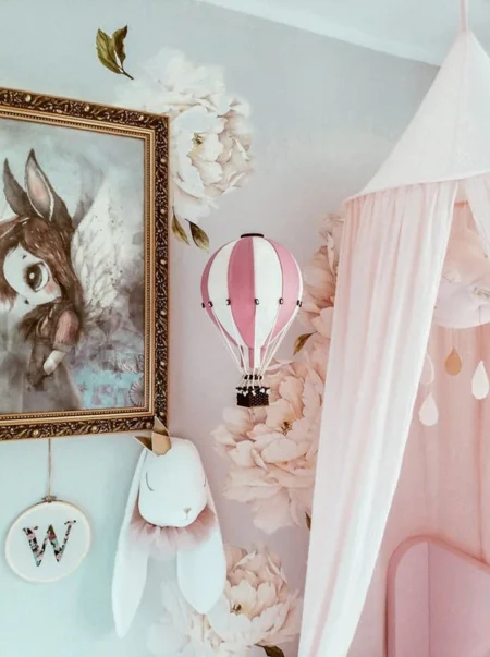 Повітряна куля-Decorative Balloon size S - WHITE / POWDERPINK - GTIN - Зображення 2