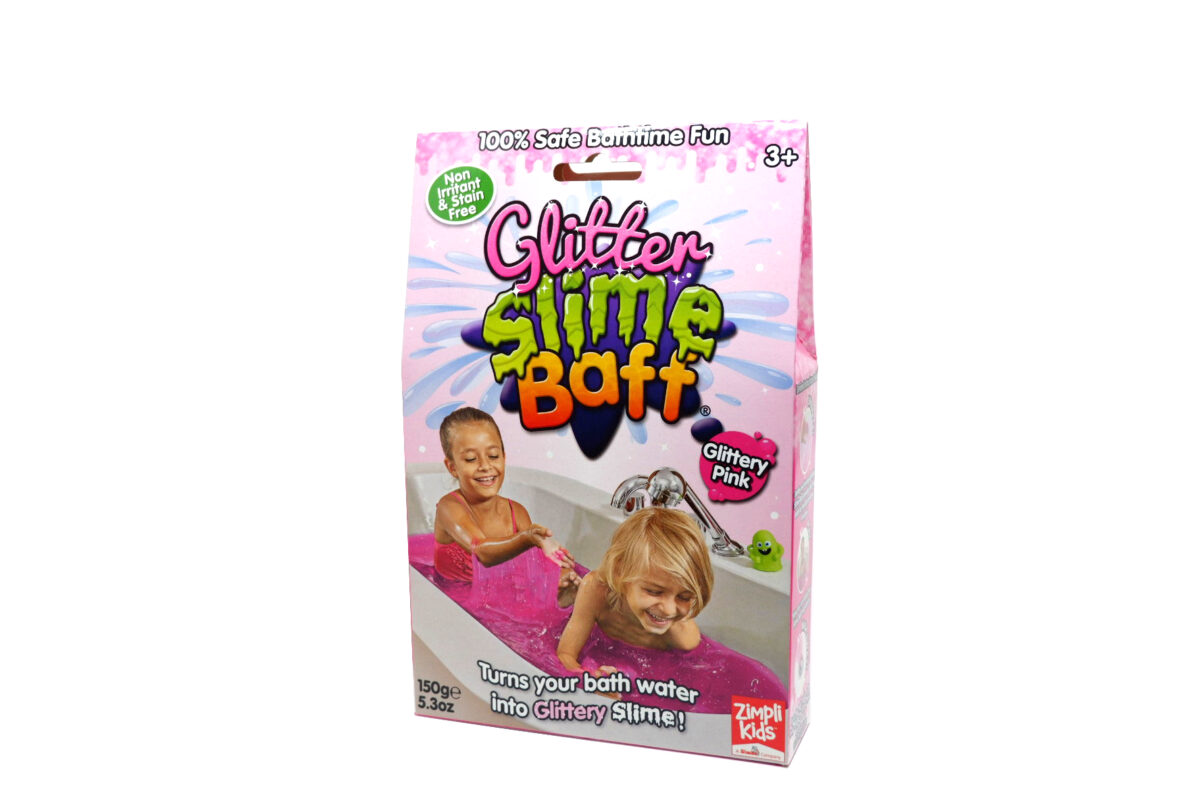 Набір для купання - Pink Glitter Eco Slime Baff