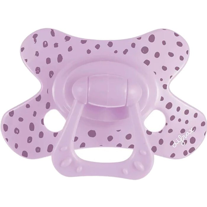 Пустушка силіконова Difrax Natural 6+ міс, Lilac_dots - Зображення 1
