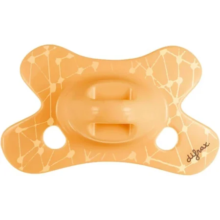 Пустушка силіконова Difrax Natural 0-6 міс, Apricot_grid