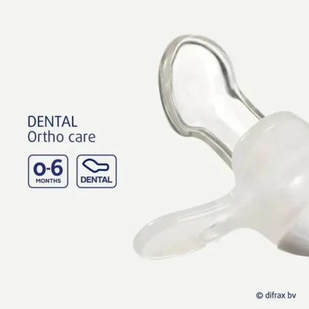 Пустушка силіконова Difrax Dental 0-6 міс, Blossom - Зображення 3