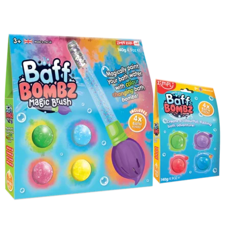 Набір з бомбочками для ванни Baff Bombz Magic Brush + 4 Pack Refill