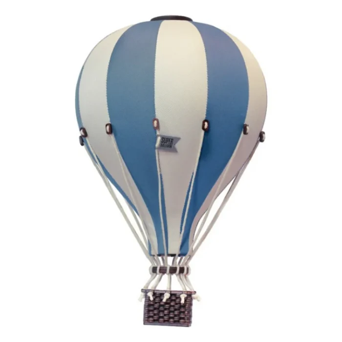 Повітряна куля-Decorative Balloon size L - BEIGE / MARINEBLUE - Зображення 1