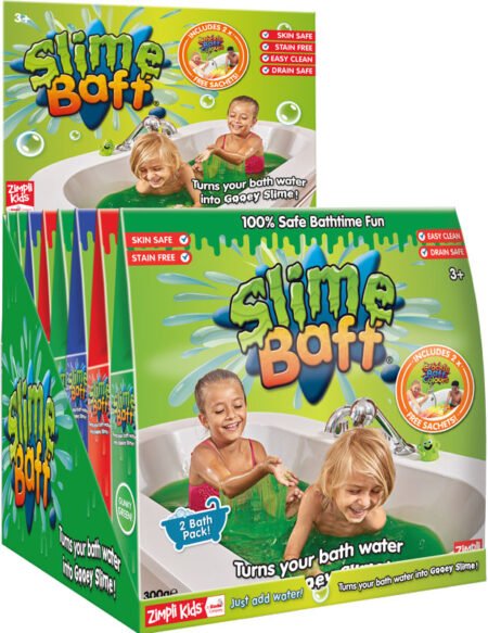 Набір для ванни SLIME BAFF –MIXED COLOURS -блиск. оранж, бличкучий голубий, фіолет, зелений - Зображення 4