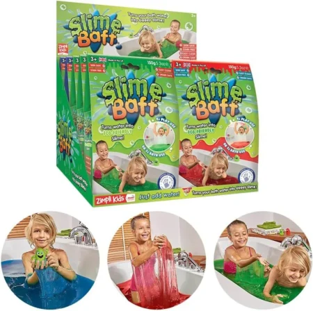 Набір для ванни SLIME BAFF –MIXED COLOURS -блиск. оранж, бличкучий голубий, фіолет, зелений - Зображення 3