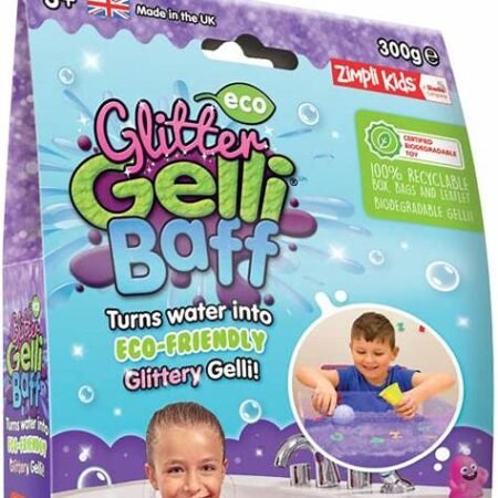 Набір для купання - Purple Glitter Eco Gelli Baff