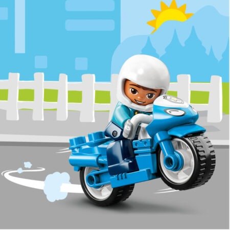 Конструктор LEGO DUPLO Town Поліцейський мотоцикл - Зображення 3