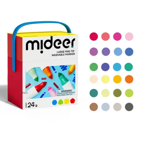 Набір маркерів 24шт. LARGE FINE-TIP WASHABLE MARKER 24 COLORS - Зображення 5