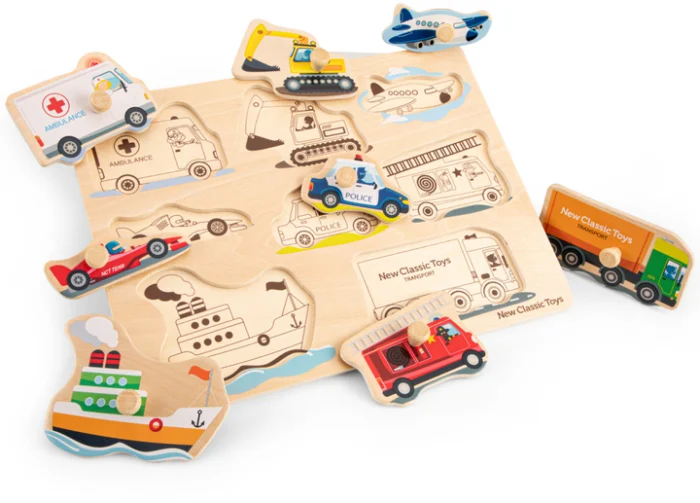 New Classic Toys Пазл Транспорт 8 частин - Зображення 5