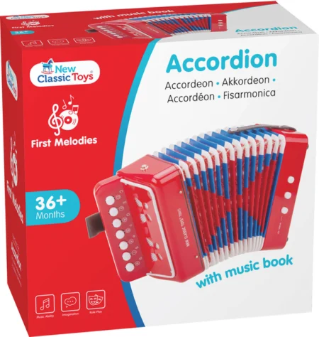 New Classic Toys Акордеон червоний - Зображення 3