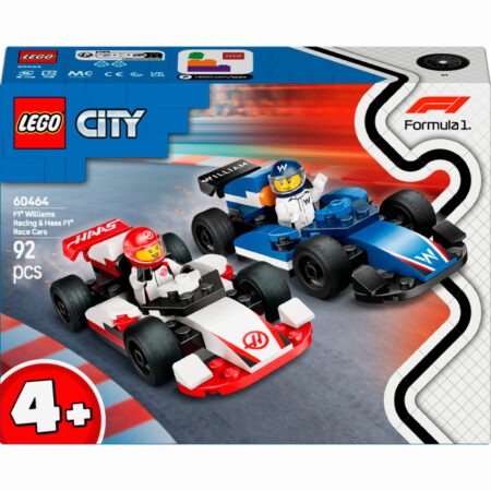 Конструктор LEGO City Автомобілі для перегонів F1 команд Williams Racing та Haas F1