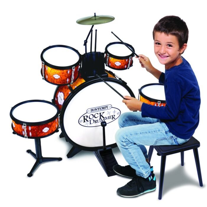 Барабанна установка (6 шт) зі стільцем - Зображення 2