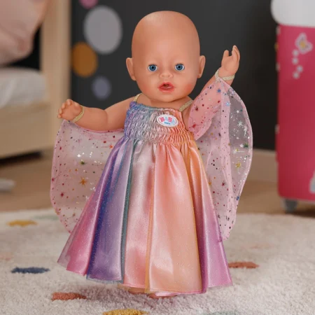 Одяг для ляльки BABY BORN - СУКНЯ ВЕСЕЛКА (43 cm) - Зображення 4