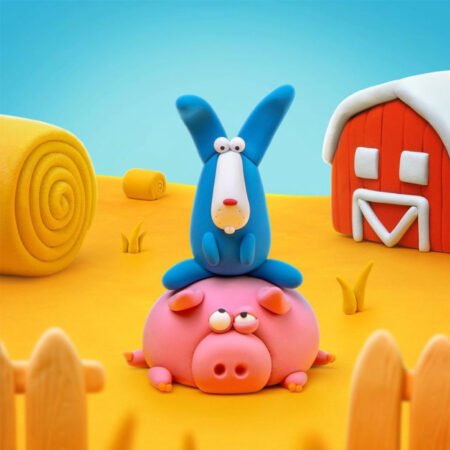 Набір пластиліну, що самостійно твердіє, ЛІПАКА – КРОЛИК - Зображення 2