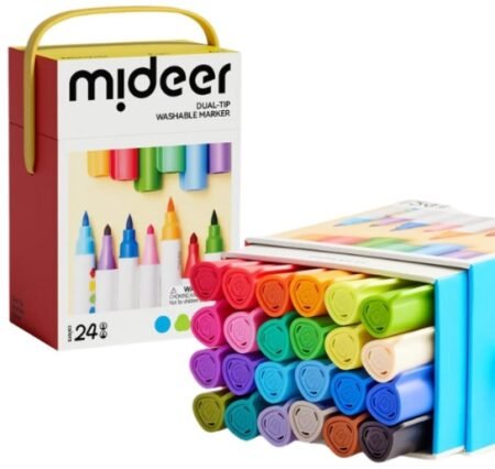 Набір маркерів 24шт. DUAL-TIP WASHABLE MARKER 24 COLORS - Зображення 2