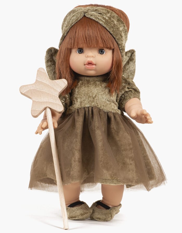 minikane-dressing-poupees-gordis-ptit-deguiz-ensemble-fee-des-bois Коричнева сукня Лісова Фея з аксесуарами - Зображення 1