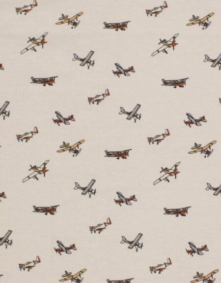 Трикотажна піжама Morgan в рубчик з принтом - Зображення 2