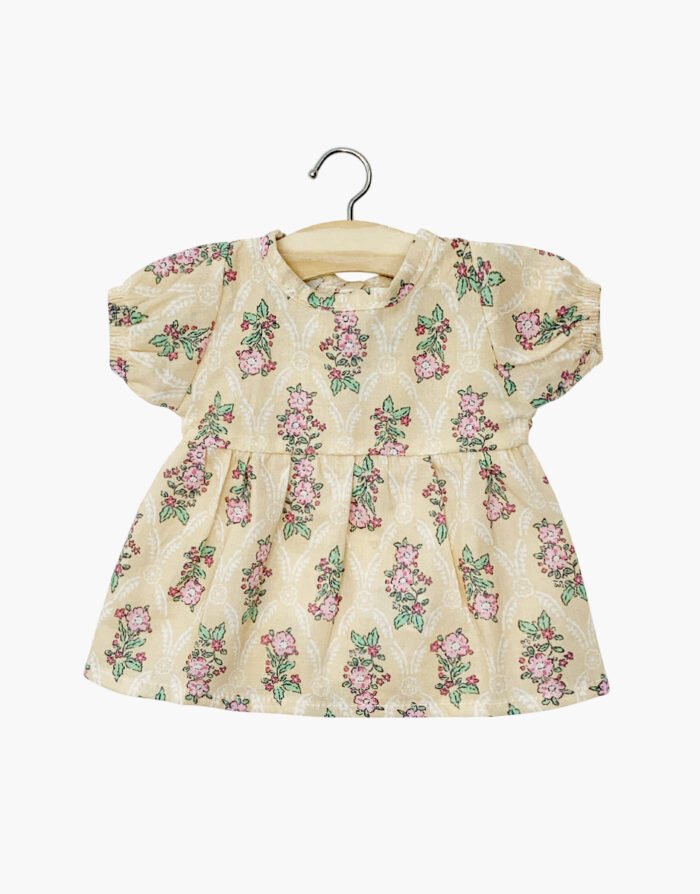 minikane-vetements-poupee-gordis-robe-faustine-a-manches-ballons-seraphine Сукня Faustine з рукавами балон (з квітами) - Зображення 1