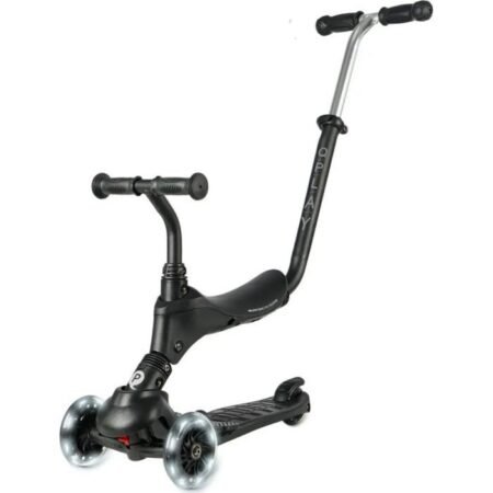 Самокат триколісний дитячий 5 в 1 Sema Pro Black (7290116961668)