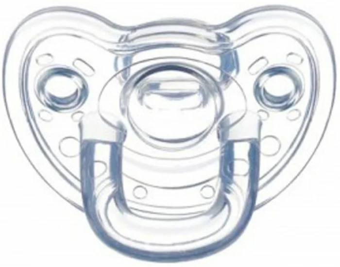 Пустушка 100% силіконова BEBE CONFORT NATURAL PHYSIO 6/18 прозора - Зображення 1