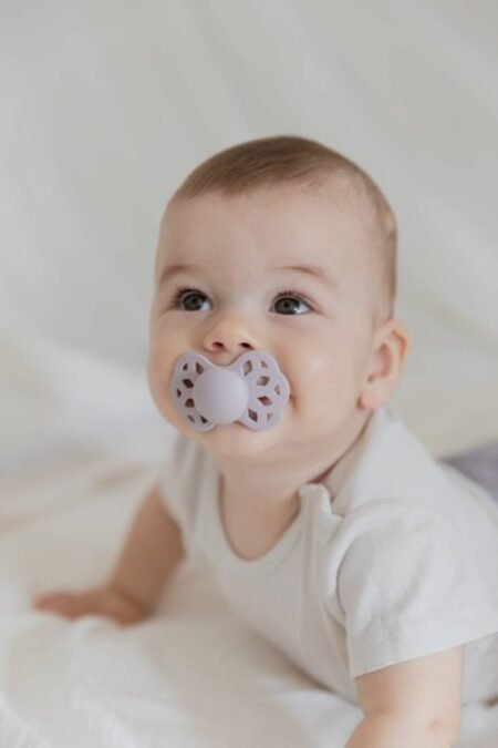 Пустушка BIBS Infinity Silicone Symmetrical (симетрична) – Dusky Lilac - 0-6 міс - Зображення 2