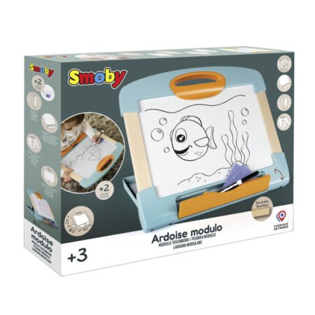 Мобільна дерев'яна дошка для малювання, 27х38х31 см, 3+