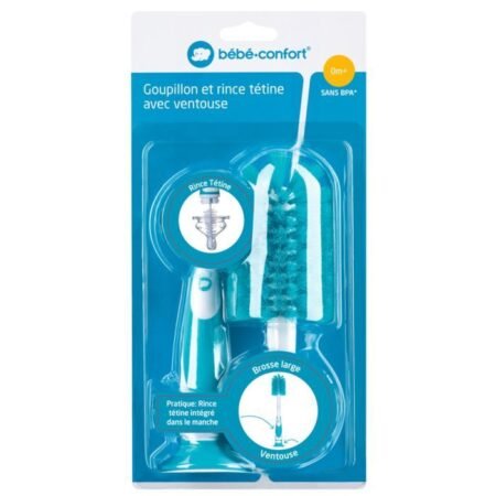 Щіточка для пляшечки 2 в 1 на присосці BEBE CONFORT