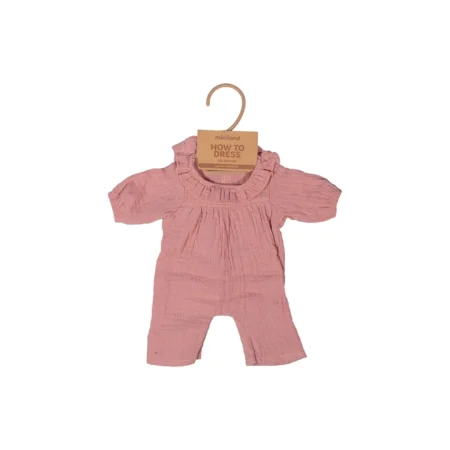 Комплект комбінезон з шапочкою для ляльки Miniland 38 cm - Зображення 2