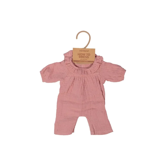 Комплект комбінезон з шапочкою для ляльки Miniland 38 cm - Зображення 2